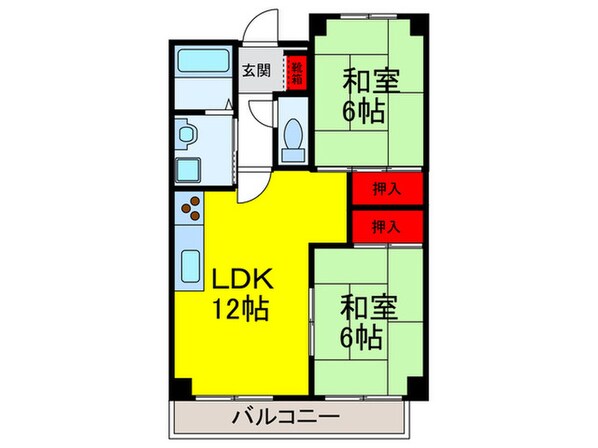 グランド－ル名神豊中の物件間取画像